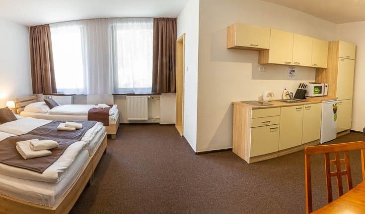 Trojlôžková izba s kuchynkou Trojlôžkové štúdio s prístelkou - Lopušná dolina Resort