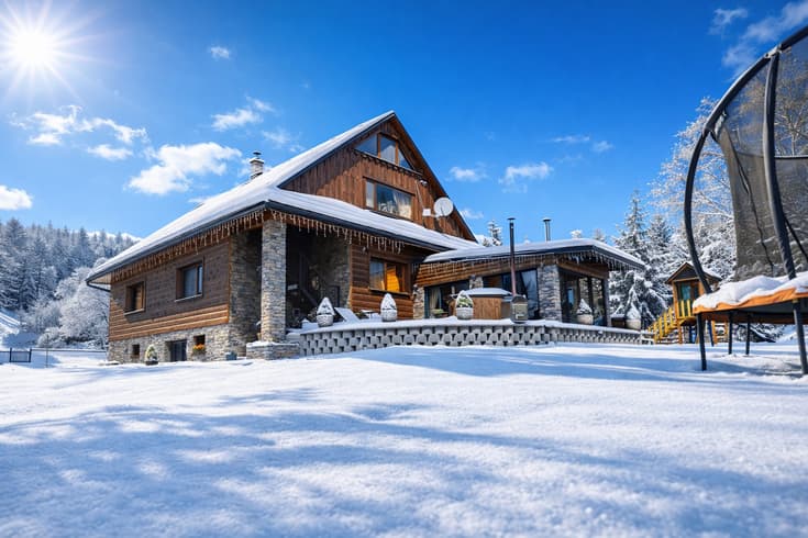 Rioba Chalet v zime