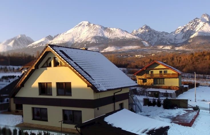 Appartements Vista im Winter
