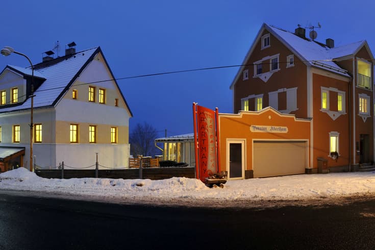 Resort Abertham v zimě