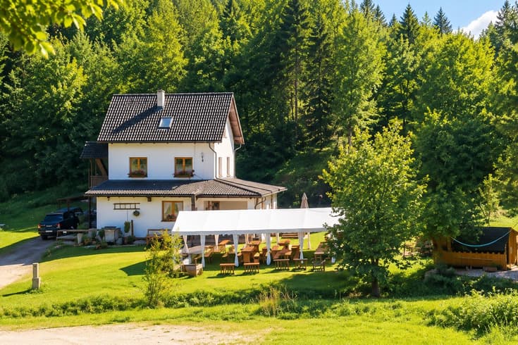 Apartmán za Holubnicou v lete