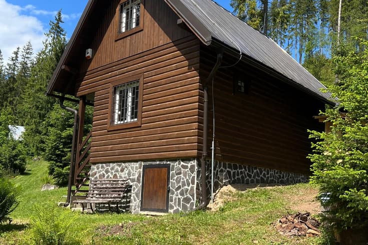 Cottage Zvonček Liptovská Teplička in the summer