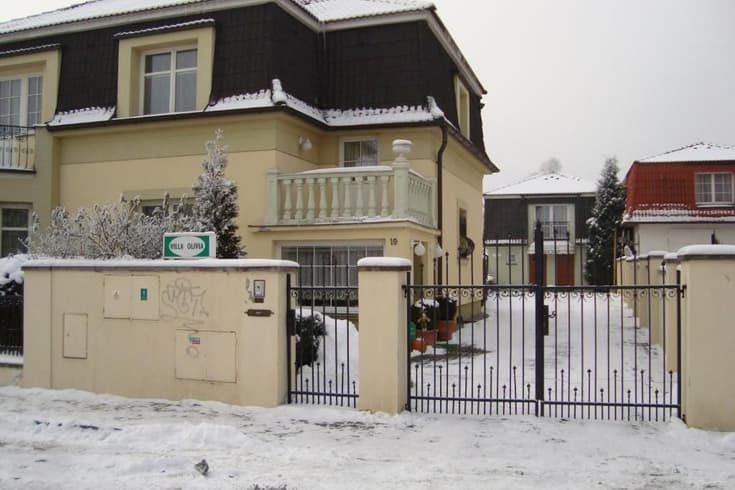 Hotel Villa Olivia v zimě