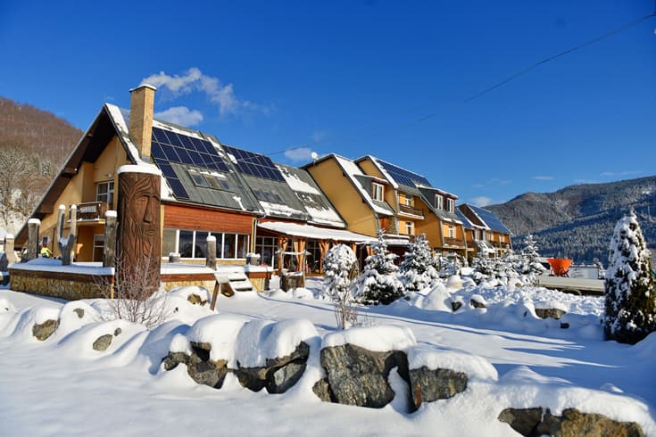 Hotel Osrblie v zime