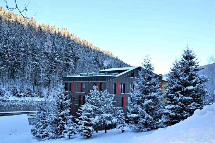 Residence Vlčice v zimě