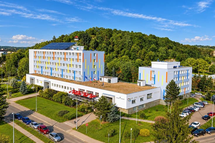 Hotel Sport Kralupy v létě