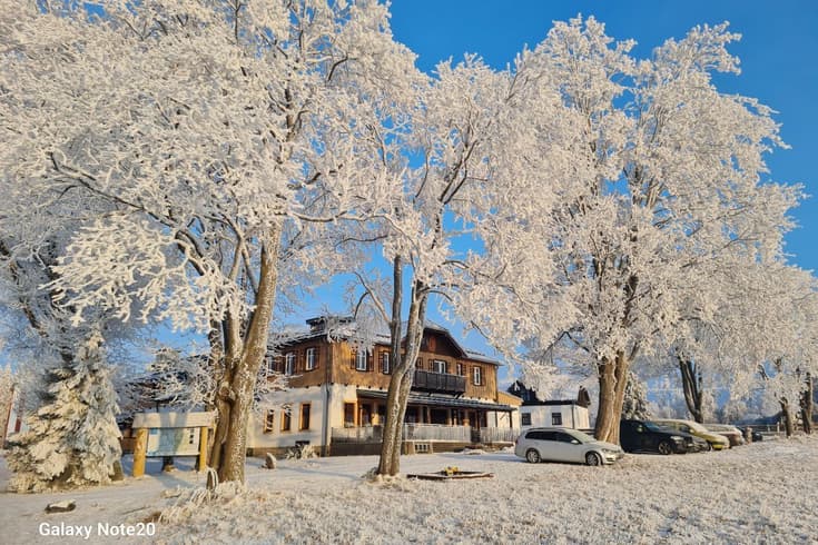 REJVÍZ 1 Hotel & Spa v zimě