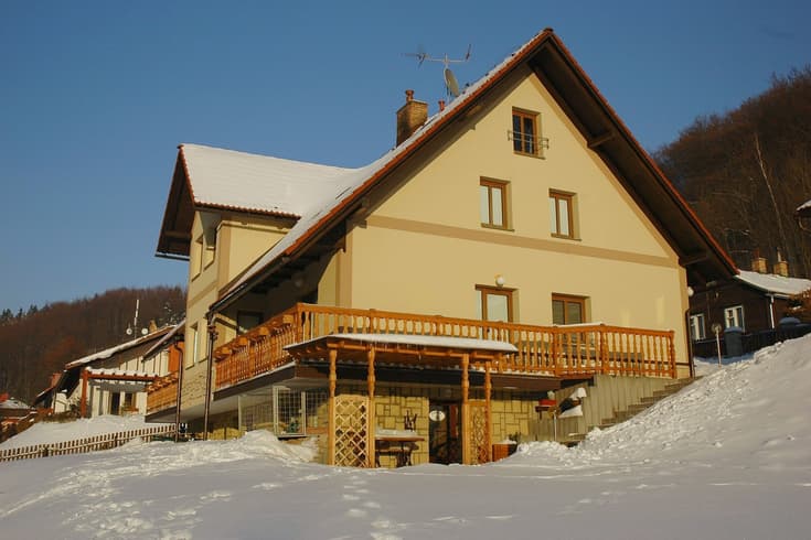 Ubytování Jana Krkonoše télen