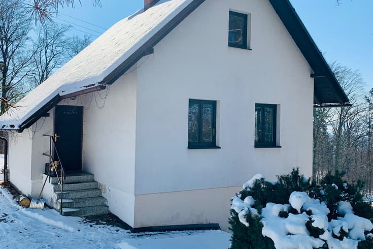 Cottage Domeček in the winter