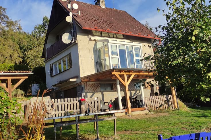 Chata Panorama Šumavy v létě