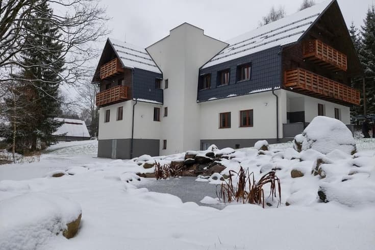 Apartmány Deštné 251 v zimě
