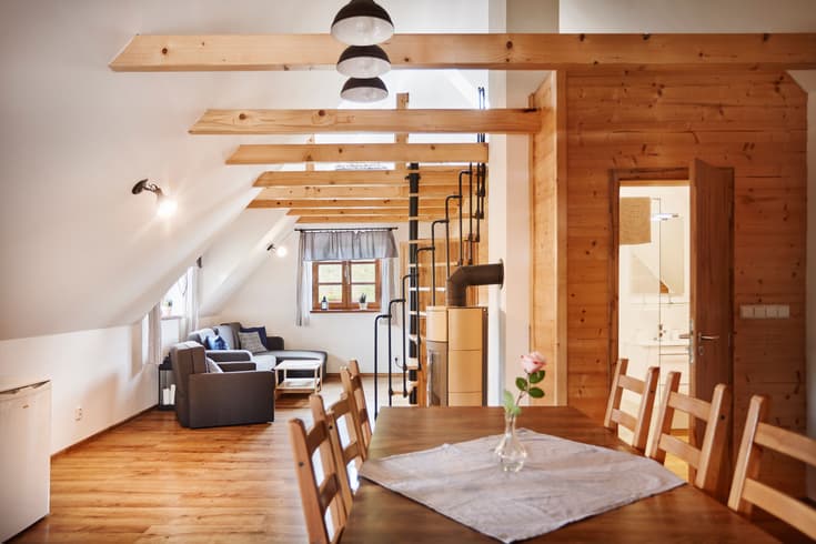 Apartmán Pepík Mezonetový apartmán s 3 spálňami - Penzión Beskydkrby