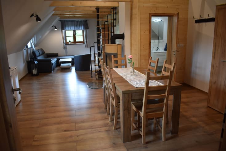 Apartmán Pepík Mezonetový apartmán s 3 spálňami - Penzión Beskydkrby