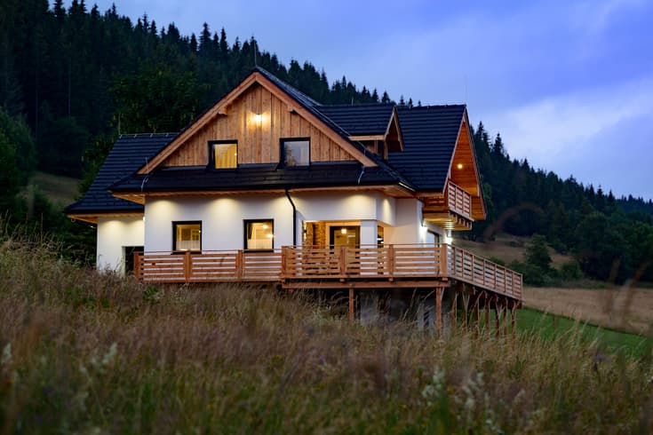 Borové Hideaway v zime