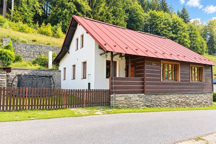 Landhaus Tomášek im Sommer