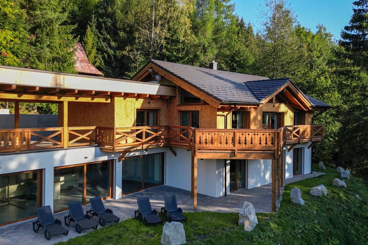 Chalet Adam w zimie