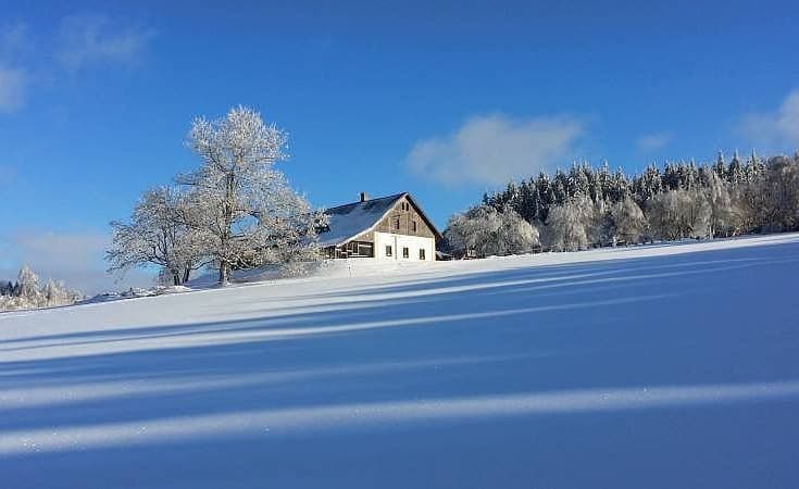 Apartmány Lucie v zimě