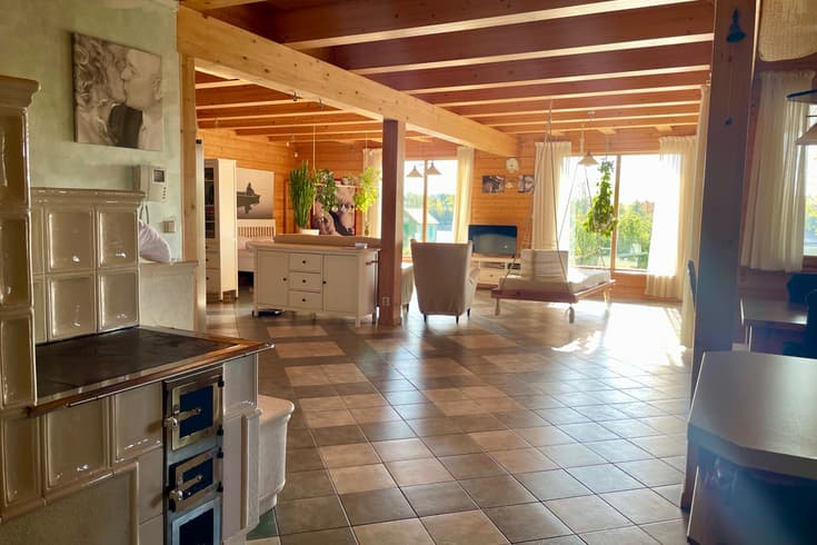 Appartement mit 1 Schlafzimmer  - Apartment in einer blockhütte am see