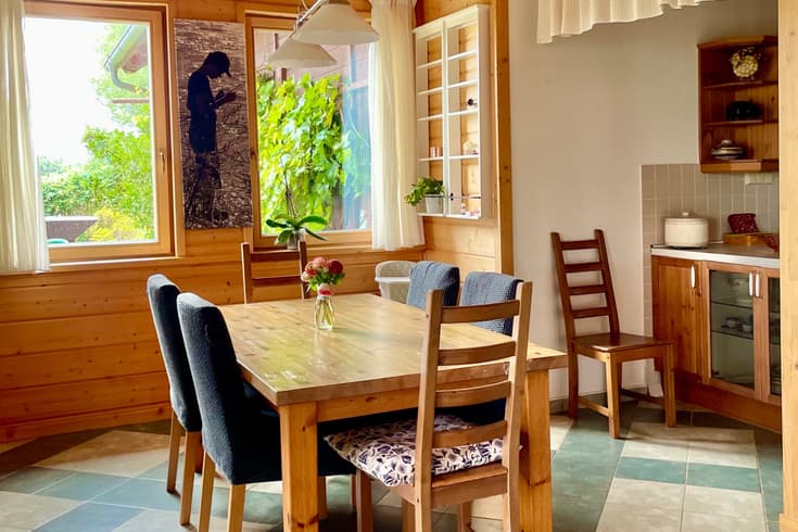 Appartement mit 1 Schlafzimmer  - Apartment in einer blockhütte am see