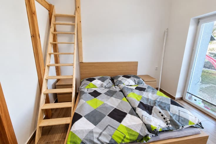 Apartmán Hruška Čtyřlůžkové studio - Ubytování Zahrada