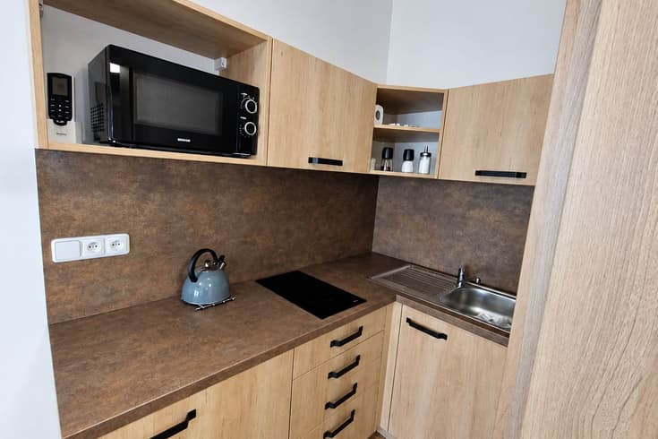 Apartmán Hruška Čtyřlůžkové studio - Ubytování Zahrada