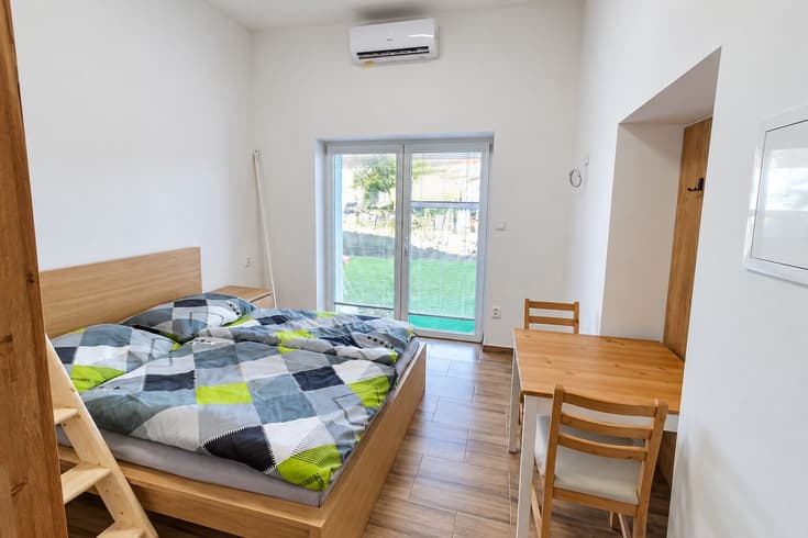 Apartmán Hruška Čtyřlůžkové studio - Ubytování Zahrada