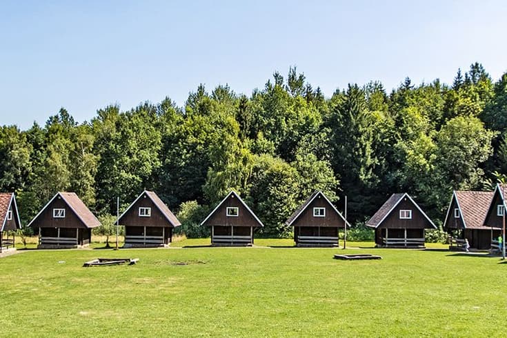 Rekreační centrum LANWOOD  v létě