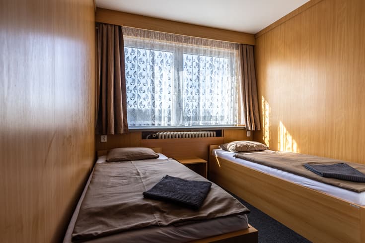 Dvoulůžkový pokoj  - Hotel a ubytovna Zimní stadion Slaný