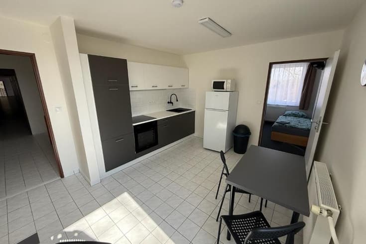 Apartmán se 3 ložnicemi a výhledem Apartmán s 3 ložnicemi - Hotel a ubytovna Zimní stadion Slaný