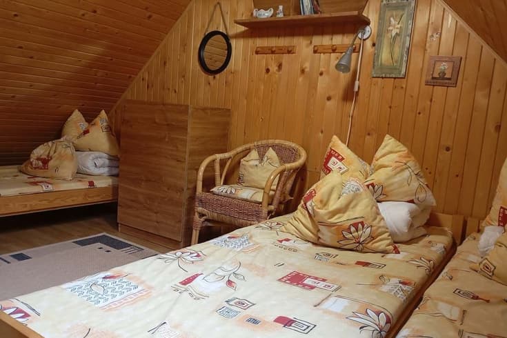 Třílůžkový pokoj  - Chata Vlčina