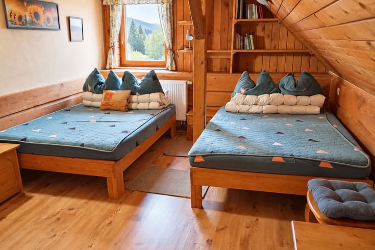 Čtyřlůžkový pokoj  - Chata Vlčina