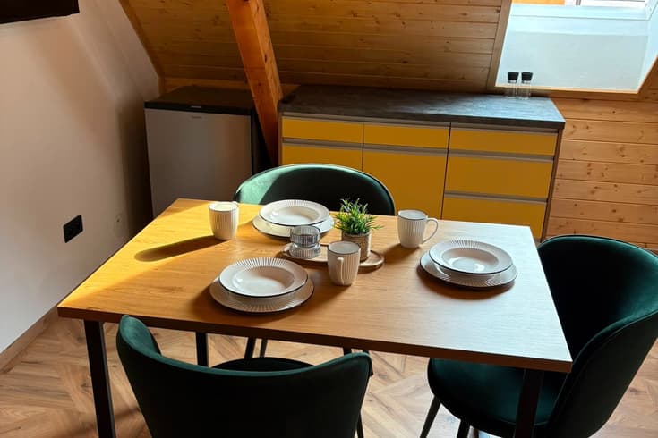 Podkrovní apartmán Třílůžkové studio s přistýlkou - Apartmány Jícha