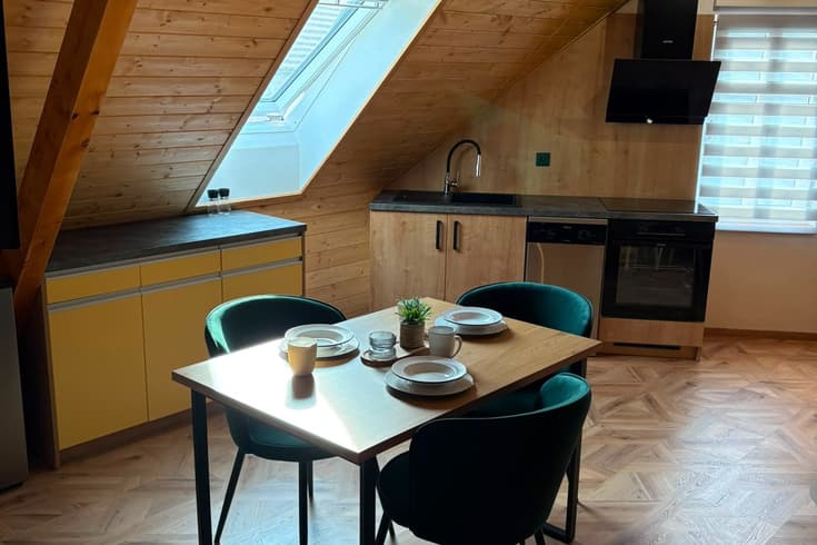 Podkrovní apartmán Třílůžkové studio s přistýlkou - Apartmány Jícha