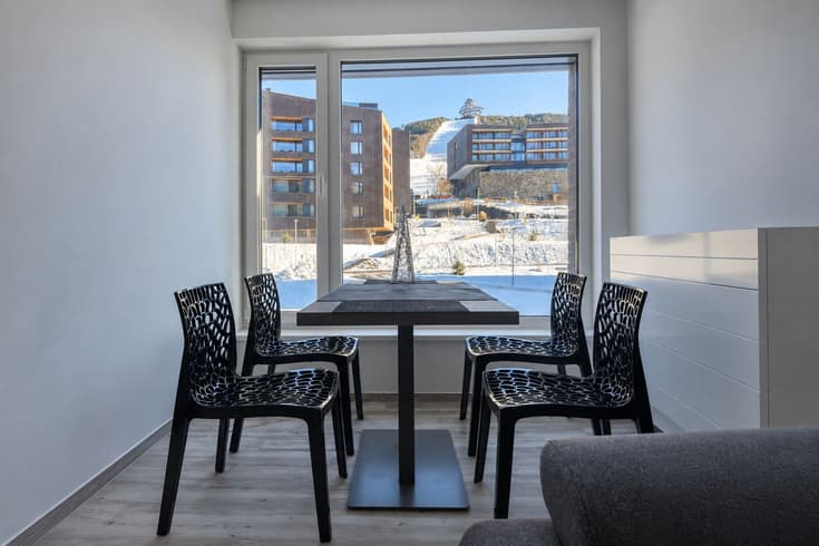 Apartmán s výhledem na sjezdovku