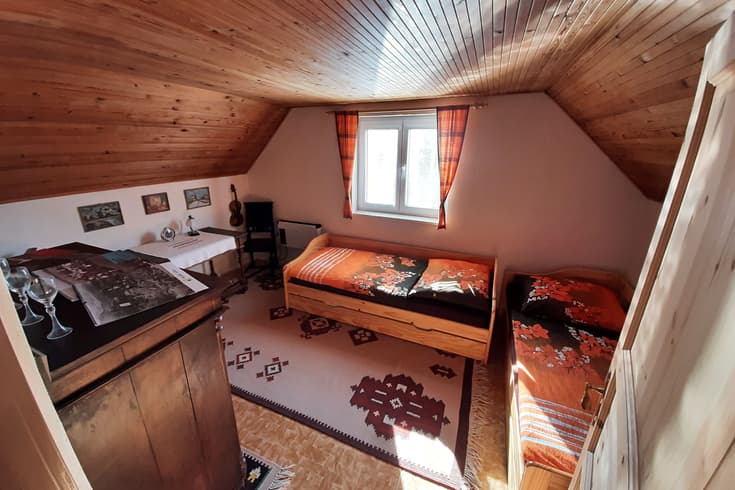 Dvoulůžkový pokoj Dvojlôžková izba - Chata Dominik pod Kletí