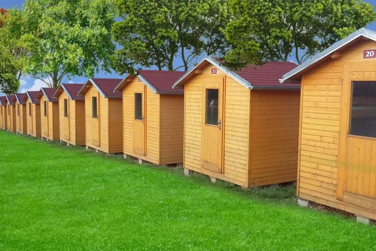 Chatka typ C Čtyřlůžkový pokoj - Camping Amerika