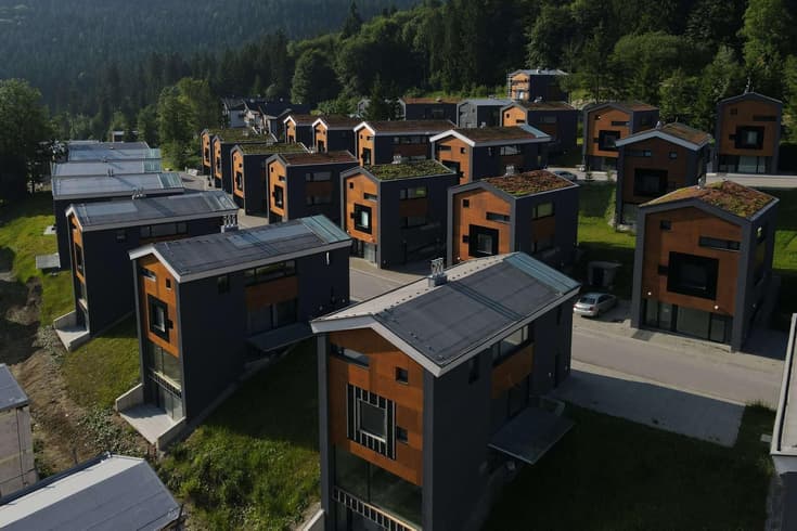Apartmanica Hrabovo v lete