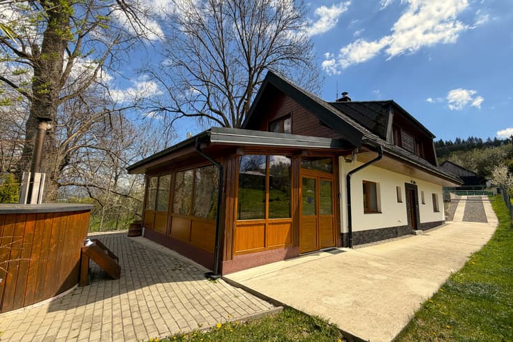 Chata pod lipou Bobrovník v lete