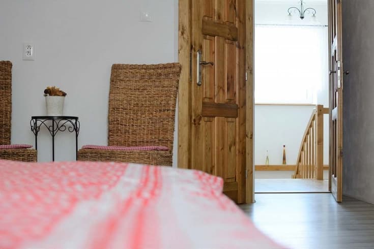 Dvoulůžkový pokoj v patře  - Chalupa Nová Víska v Jizerkách