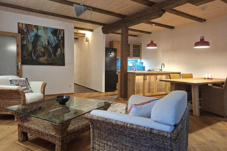 Prezidentské apartmá s terasou Apartmán s 1 ložnicí - Resort Papírna50