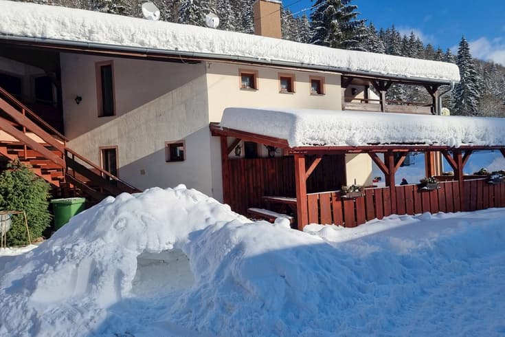 Pension Brest im Winter