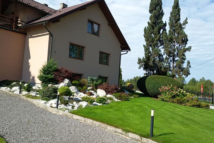Unterkunft Na rázcestí im Sommer