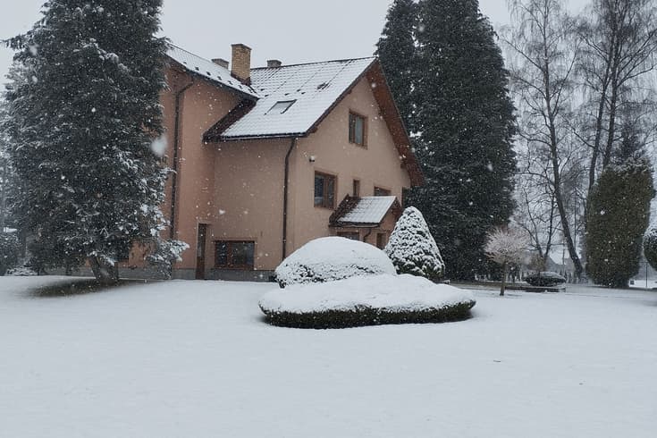 Ubytovanie Na rázcestí v zime