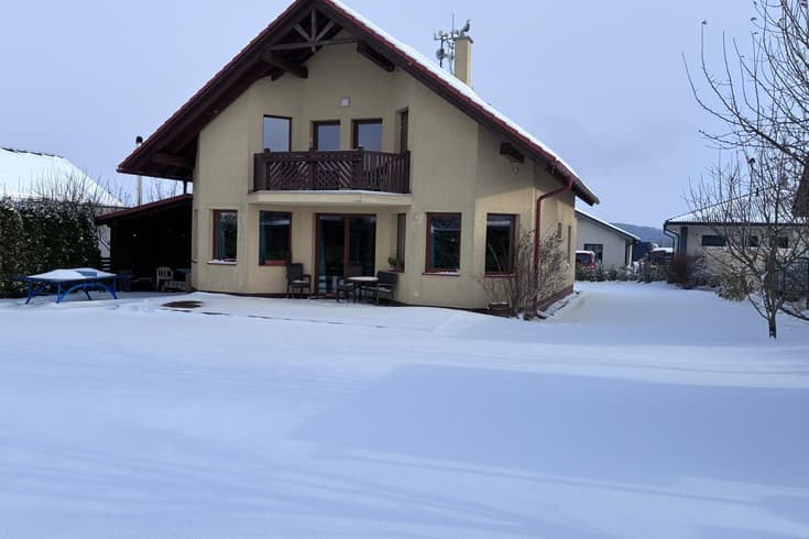 Villa Almásy v zime