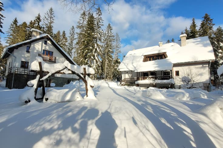 Chaty Tatra v zime