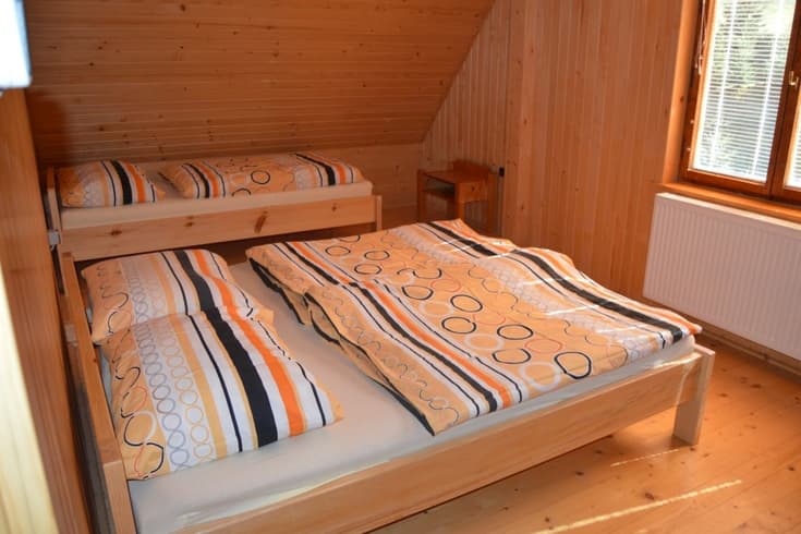 Štvorlôžková izba na 3. poschodí Čtyřlůžkový pokoj - Chata Tisové