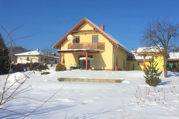 Chata Kašná hôrka (pôvodne Chata Tajch) v zime