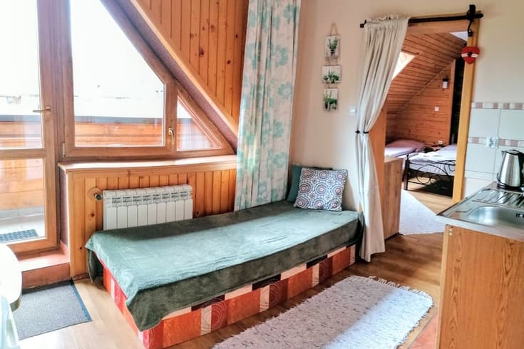 Rodinná izba s balkónom pre 4 osoby - Vila Panoráma a Chatka Antošák