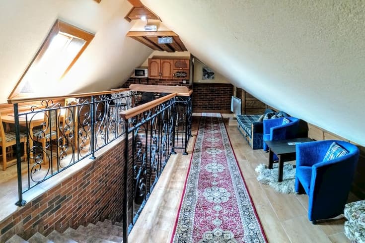 Trojlôžková izba v podkroví Třílůžkové studio s přistýlkou - Vila Panoráma a Chatka Antošák