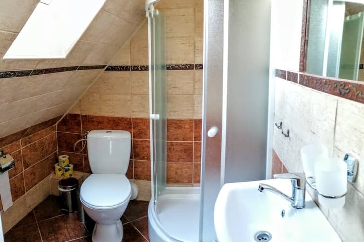Trojlôžková izba v podkroví Třílůžkové studio s přistýlkou - Vila Panoráma a Chatka Antošák